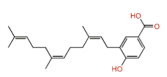 3-Farnesyl-4-hydroxybenzoic acid